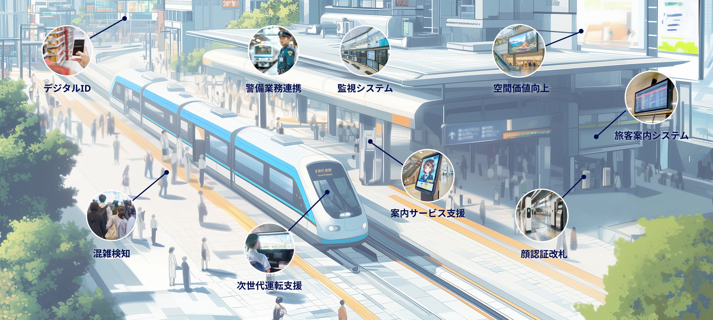 コネクトが描く鉄道の未来図