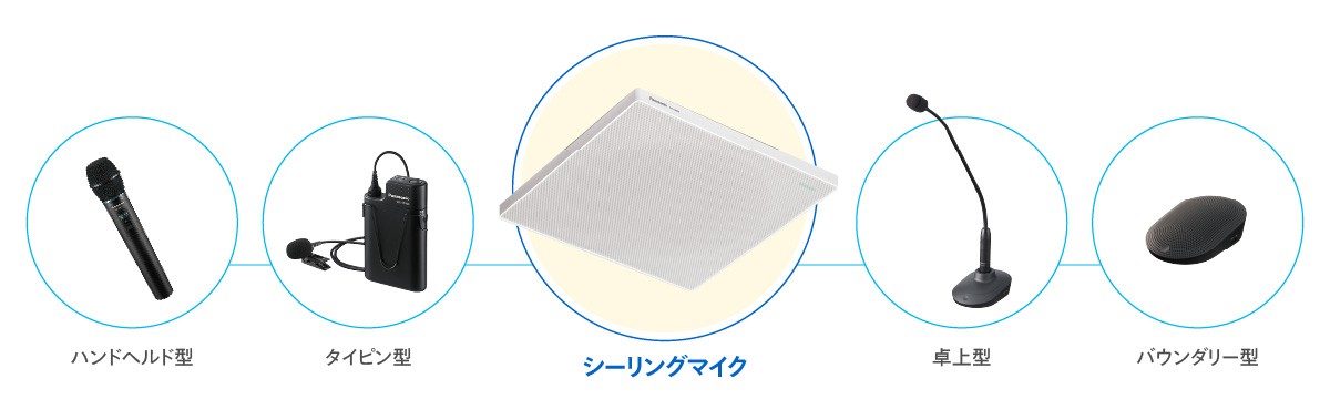 マイク5種写真