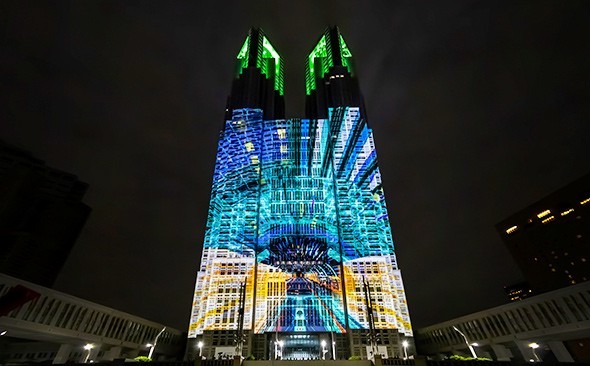 東京都庁プロジェクションマッピング「TOKYO Night & Light」