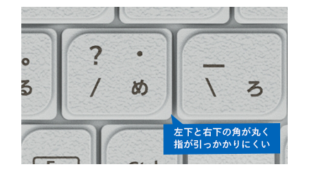 リーフ型キーボード