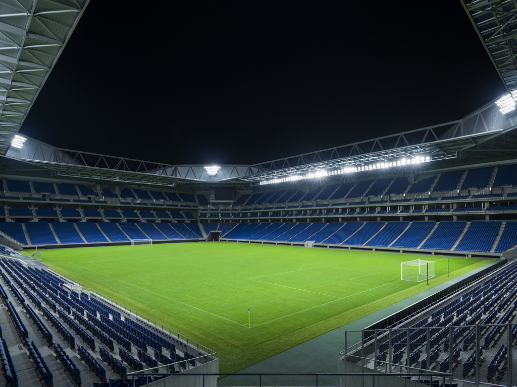 写真：スタジアム（夜間）