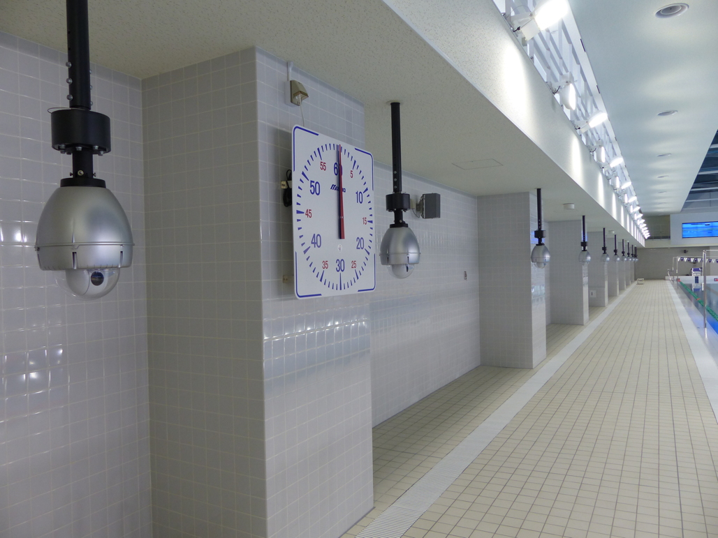 写真：プールサイドカメラ